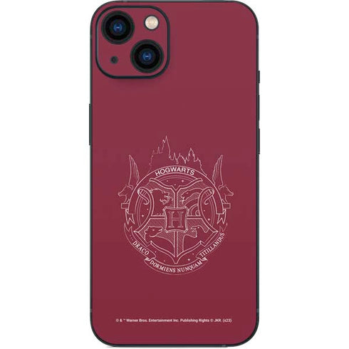 Wizarding Worlds Harry Potter Hogwarts Crest iPhone 14 Plus Skin